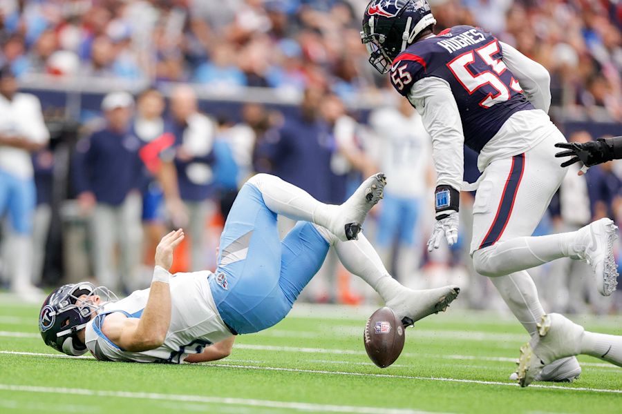 Texans vs Tennessee Titans Match Player Stats